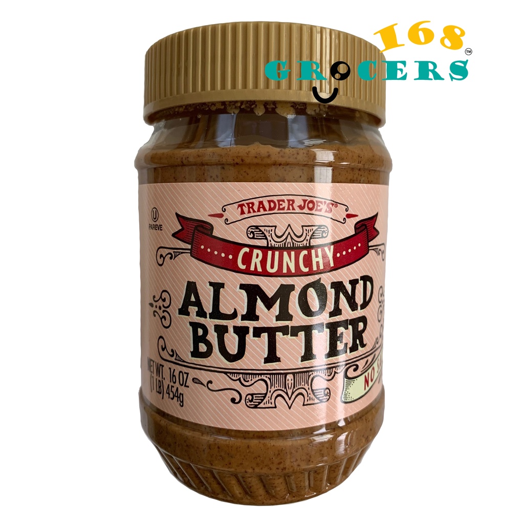 Trader Joe's Crunchy Almond Butter No Salt 454g (1lb) Shopee Philippines
