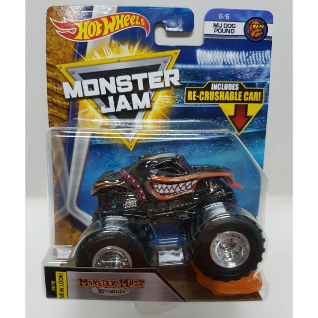 monster mutt rottweiler monster truck toy
