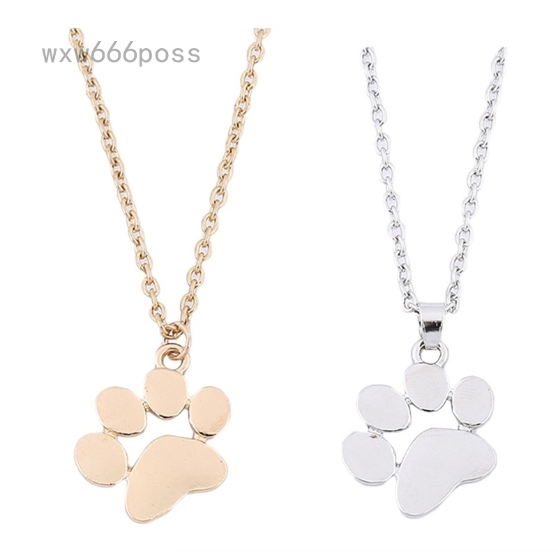 dog paw print pendant