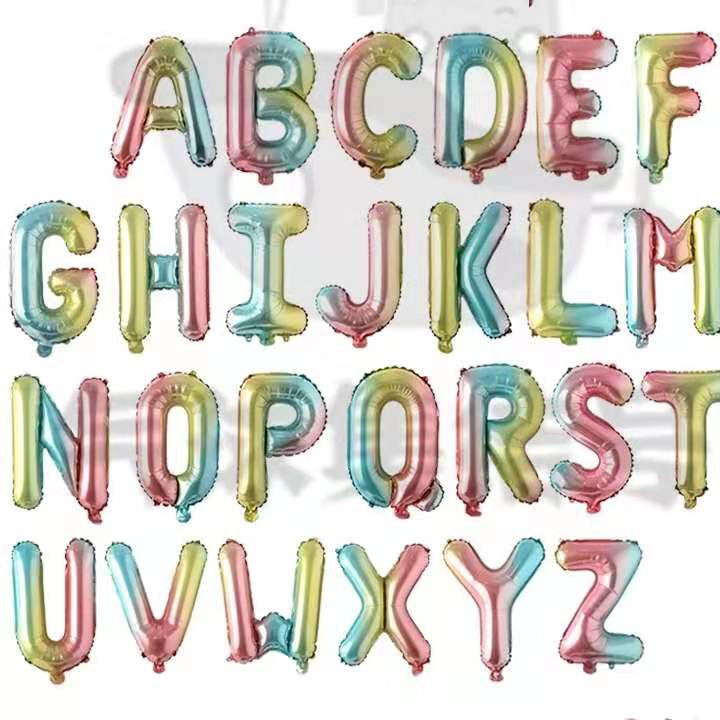aluminum balloon letters