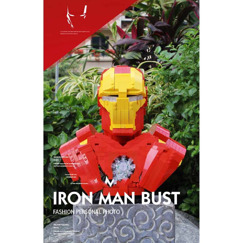 Robot Puzzle Diy Toys For Children Building Blocks Series Iron Man Gifts The Avengers Lego Shopee Philippines