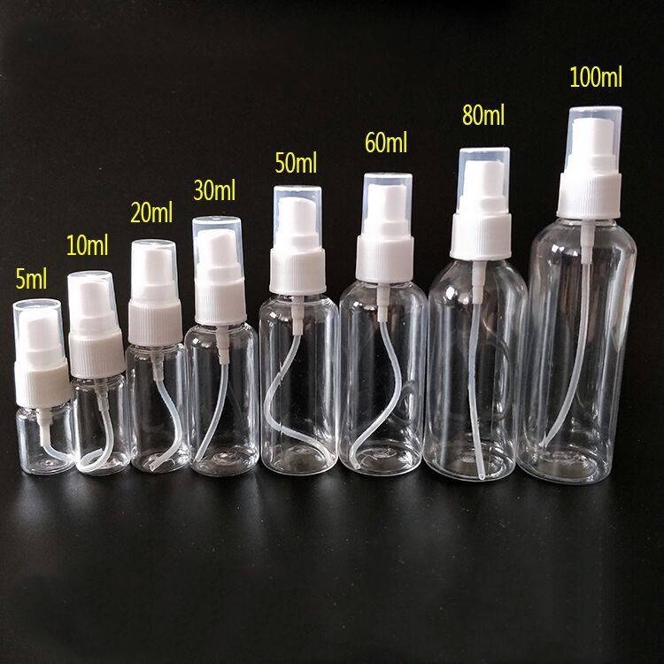 10ML, 15ML,20ML,30ML, 50ML, 60ML,80ML, 100ML Empty Plastic small