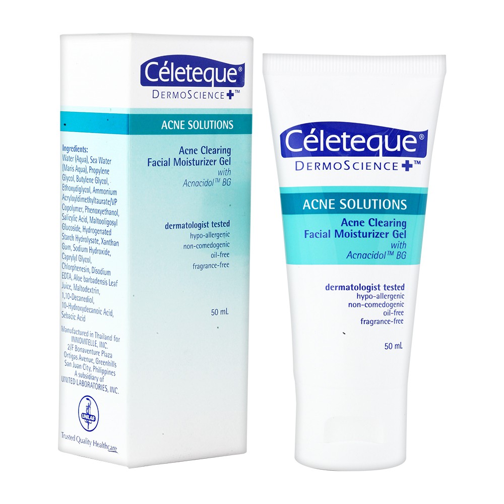 celeteque facial moisturizer ingredients