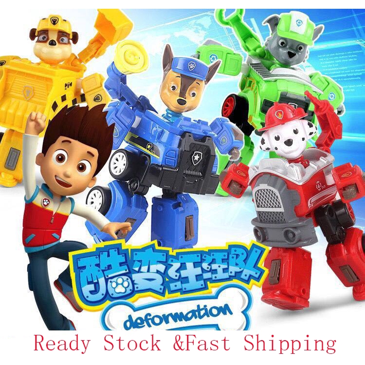 paw patrol marshall transformer