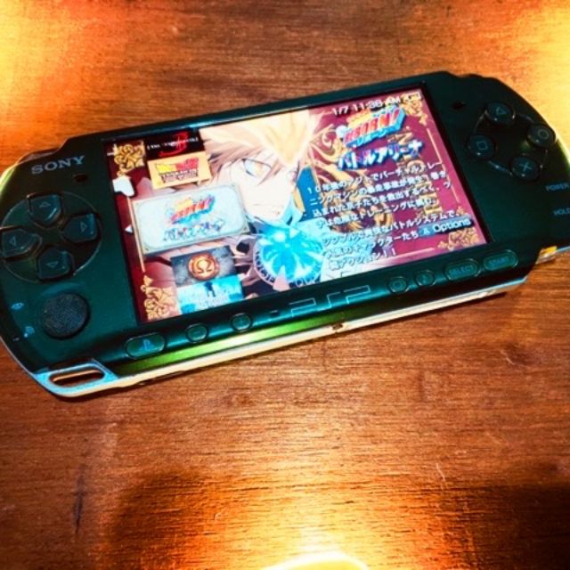 Psp 3000 limited edition sprinted green with box Shopee Philippines