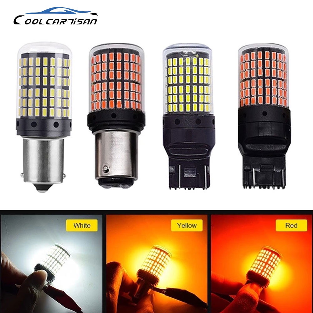 LED 144SMD Car Signal Brake Bulb 12V 1156 1157 7440 7443 BA15S BAU15S