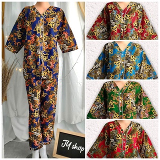 (S-XL) Pajamas Batik Long Sleeve Chart 3⁄4 Couple SKU 60314 PJT Size S M L XL Original Nightgown Suit Brand MJ Liong #10