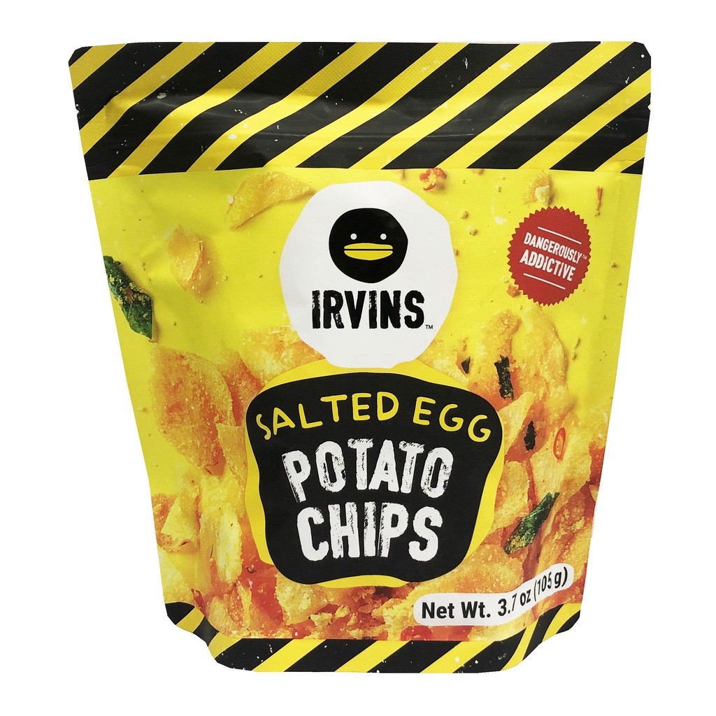 Irvins Salted Egg Potato Chips 105g | Shopee Philippines