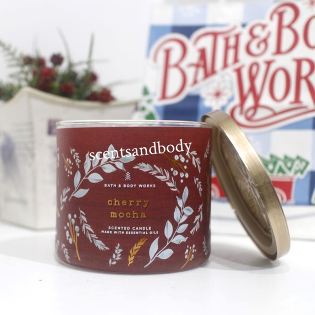 cherry mocha candle bath and body works