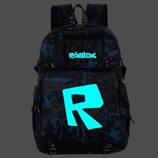 □ROBLOX luminous R game social network surrounding backpack student school bag new 2019 new #8