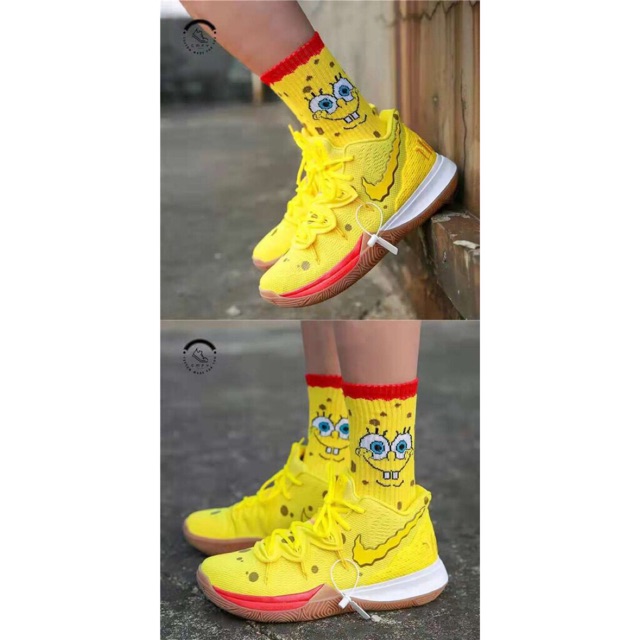 spongebob basketball socks
