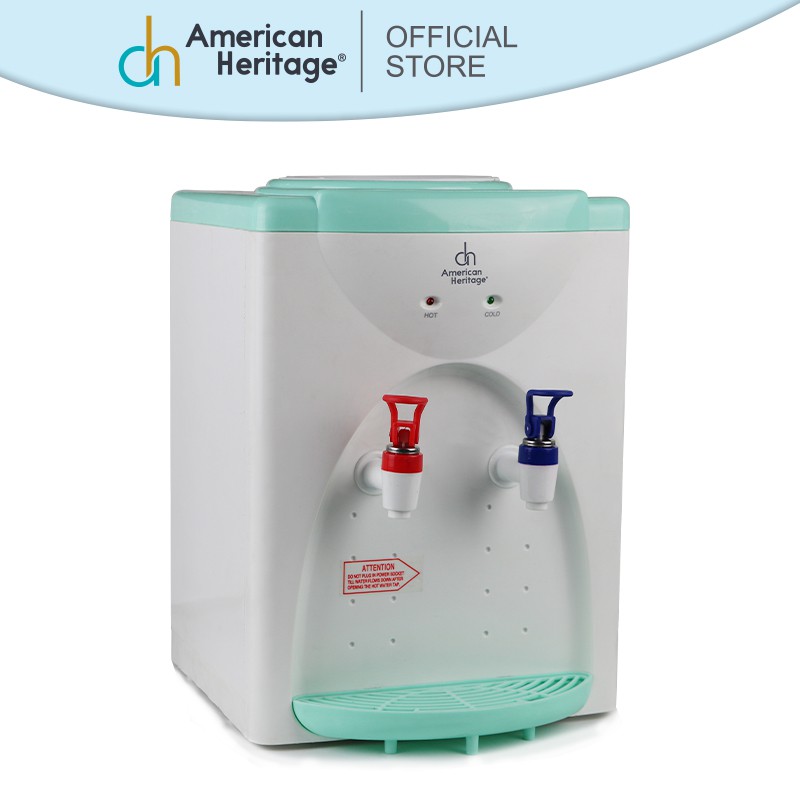 American Heritage Table Top Hot and Cold Water Dispenser AHWD6162