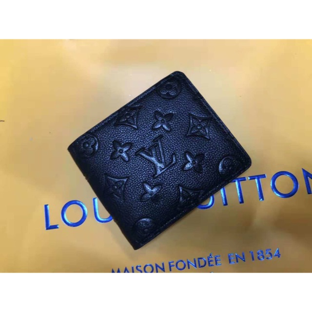 Lv Louis Vuitton men&#39;s short clip short wallet card package | Shopee Philippines