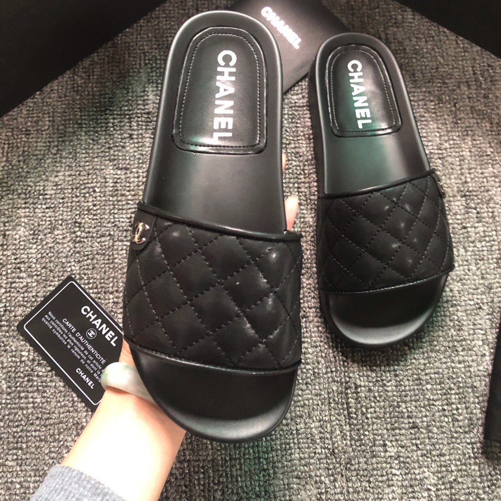 chanel women slippers