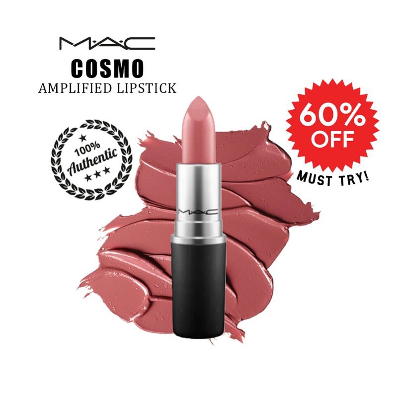 AUTHENTIC MAC COSMO Amplified Full size Lipstick Shopee Philippines