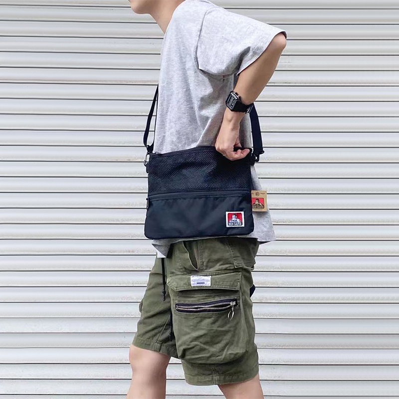 BEN DAVIS Men Fashion Sling Bag Splashproof Women Crossbody Bag Stylish Messenger Bag
