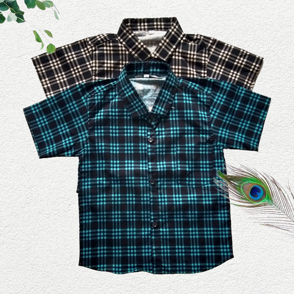 (ADEM And Soft Warranty) Clothing Shirt MOTIF Box Boys Age 1 2 3 4 5 6 7 8 9 10 Years Short Arm DISTRO #1