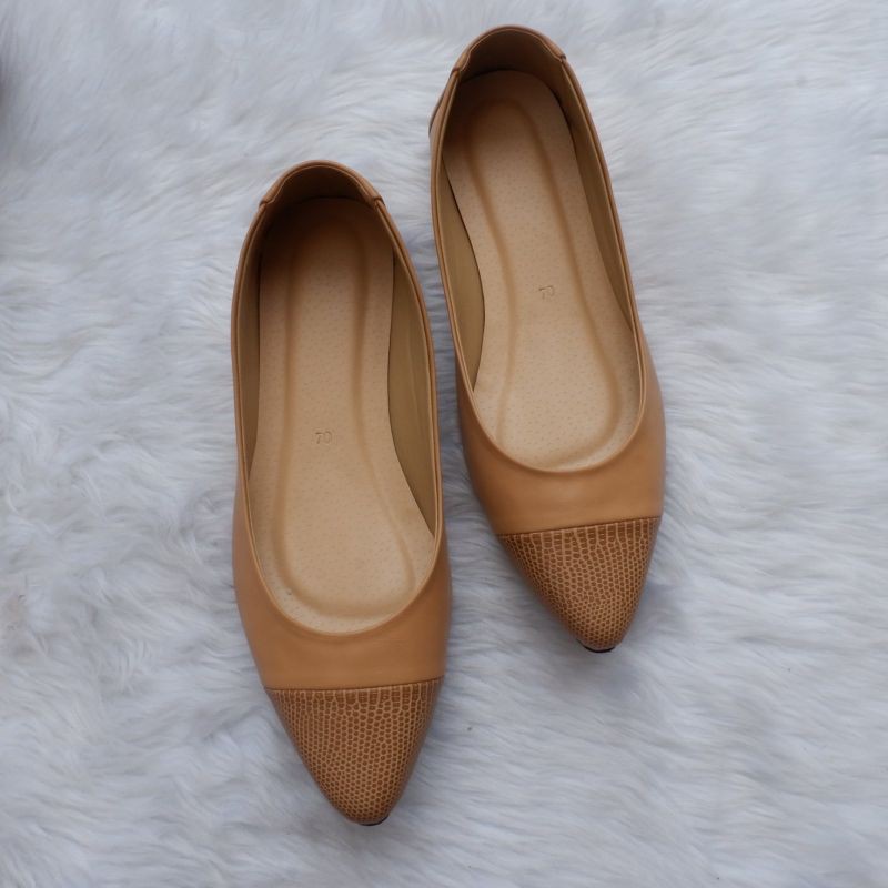 Sabrina in Beige (Comfy Doll Shoes) | Shopee Philippines
