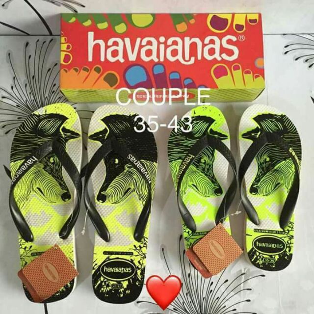havaianas couple slippers