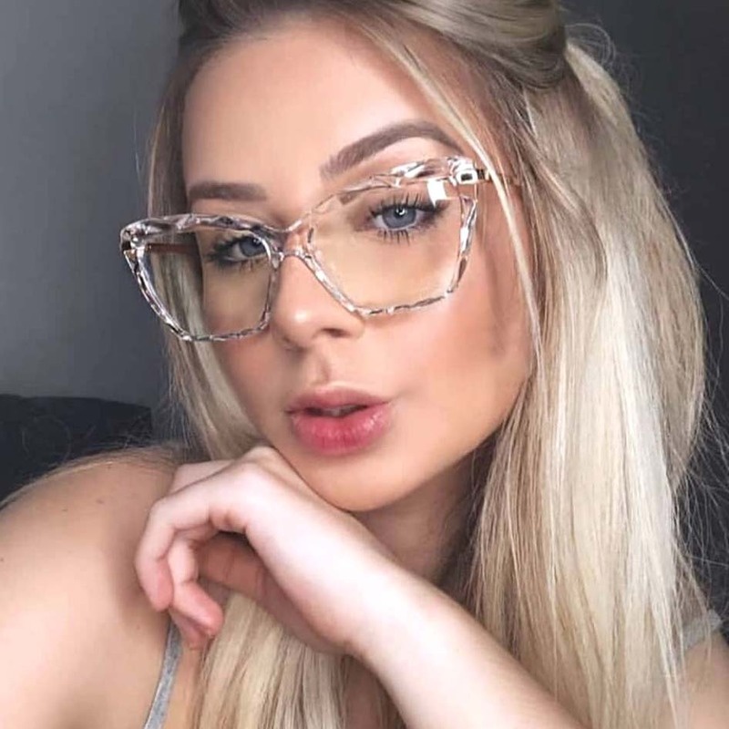 2021 Vintage Square Clear Glasses Women S Sunglasses Pc Shopee Philippines