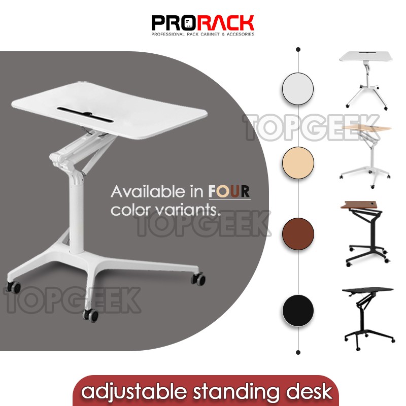 PRORACK Adjustable Standing Desk [ mobile, adjustable, desk, home use ...