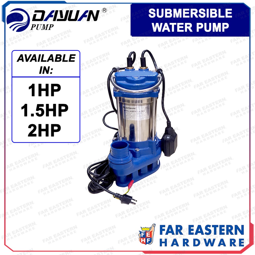 DAYUAN Submersible Sewage Water Pump 1HP 1.5HP 2HP Shopee Philippines