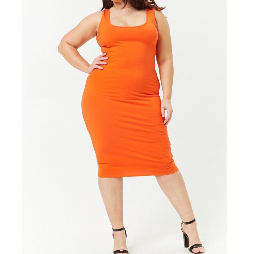 orange day dress