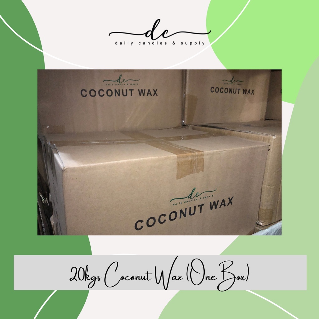 Daily Candles 20KGS PURE COCONUT COCONUT WAX WAX FOR CANDLES (1 BOX