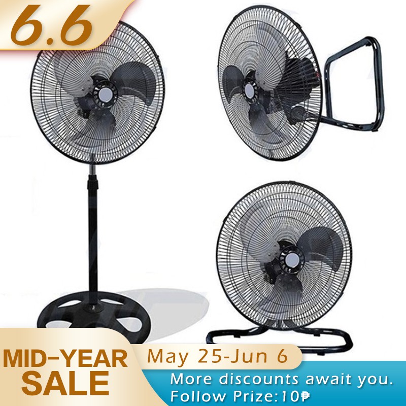 COD 18 Inch Electric Fan Industrial Stand Fan 2 in 1 Fan with 1 year