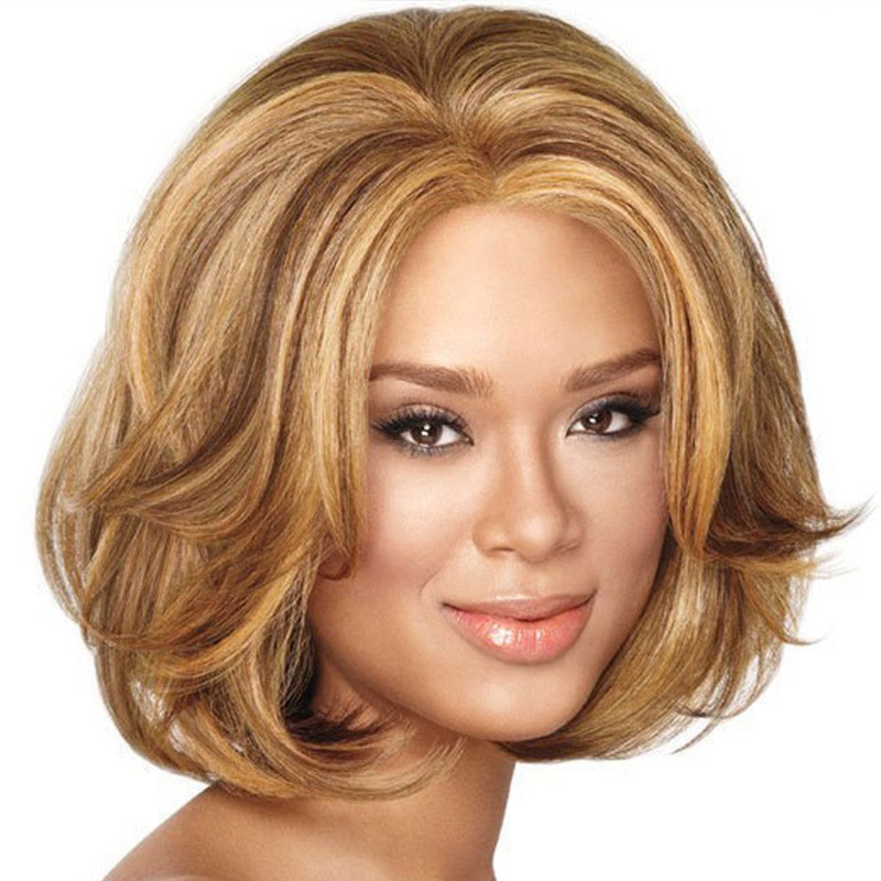 Womens Short Chin Length Wavy Hair Bob Layered Shopee Philippines