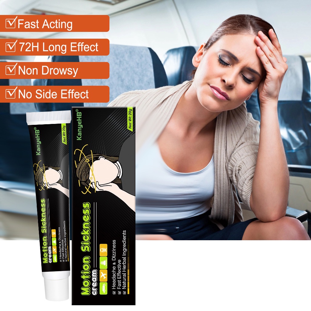 Motion sickness cream Relieve nausea, dizziness and vomiting Nausea ...