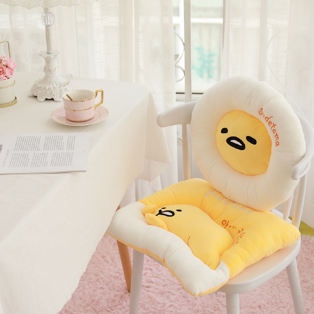 2 Styles Stuffed Animal Gudetama Pillow Cushion Plushie Toy Doll Birthday Valentine Gift