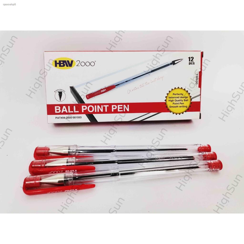 HS HBW 2000 School Supplies Ballpen 1Box/12Pcs Shopee Philippines