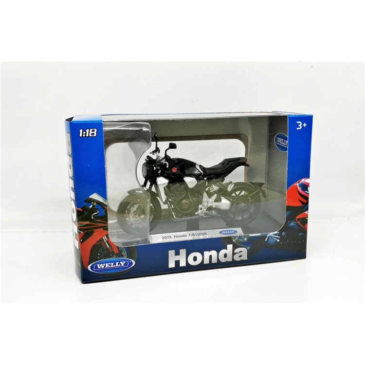Honda CB100R 2018 Schwarz Welly 1:18 Maßstab 12852