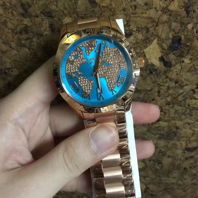 michael kors world map watch