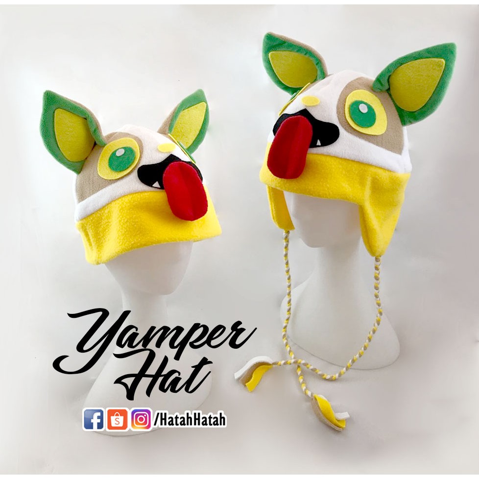 Yamper Hat Pokemon Sword and Shield Pokemon hat (handmade) Shopee