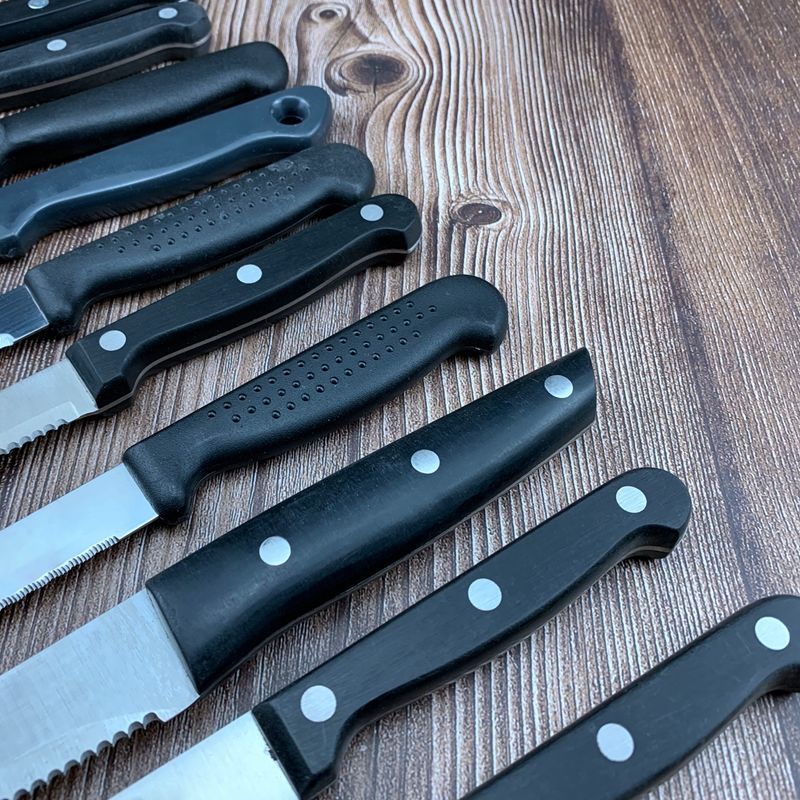 Serrated fruit knife baking cake bread small tooth steak household stainless steel cutting lemon me