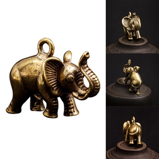 Details about   Chinese Handmade Copper  Brass Elephant Small Fengshui Statue Ornament 