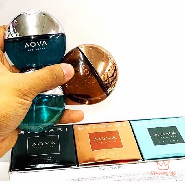 BVLGARI perfume gift set THE AQVA 
