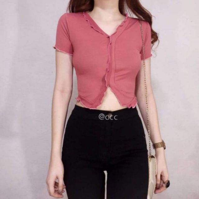  Kulot  Plain Crop Top Shopee Philippines