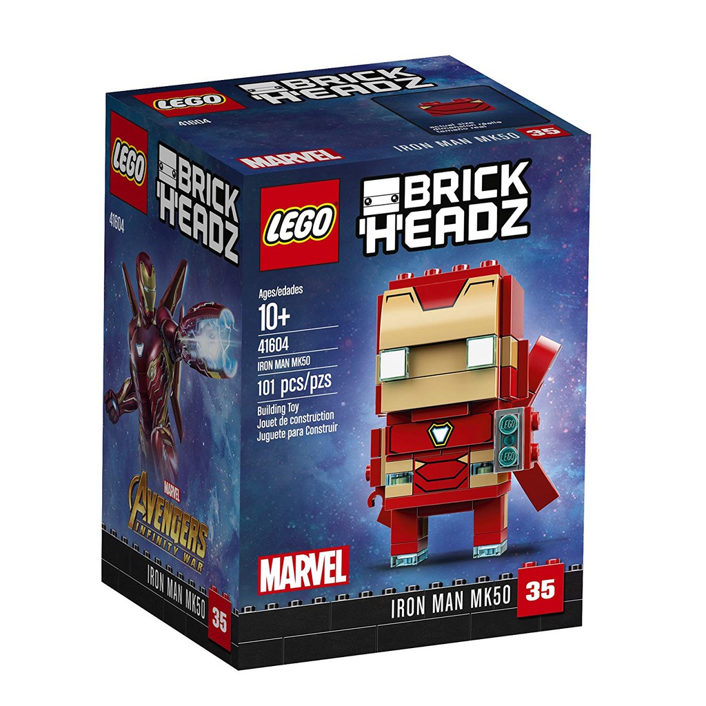 brickheadz lego iron man