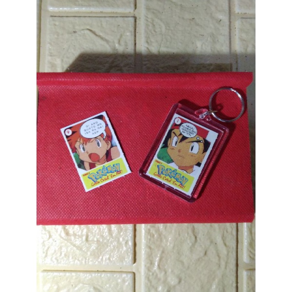 Vintage Pokemon Tagalog Teks Card Keychain Shopee Philippines