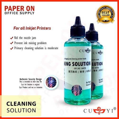 CUYI CLEANING SOLUTION FOR INKJET PRINTERS (100ML) Shopee Philippines