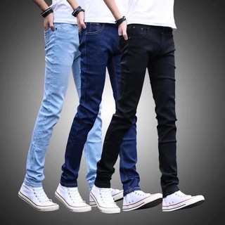 Maong Pants For Men 3 Colors Skinny Jeans Stretchable Fashion | Shopee ...