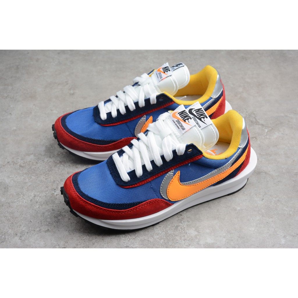 nike x sacai waffle blue