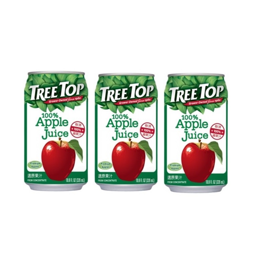 Treetop 100 Apple Juice in can 3 Pieces 320ml Shopee Philippines