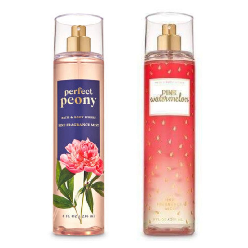 Authentic Perfect Peony Fine Fragrance Mist 236ml Bath & Body Works ...