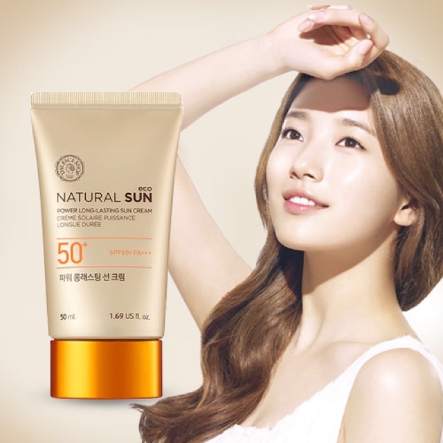 THE FACE SHOP Natural Sun Eco Power Long Lasting Sun Cream SPF50+ PA