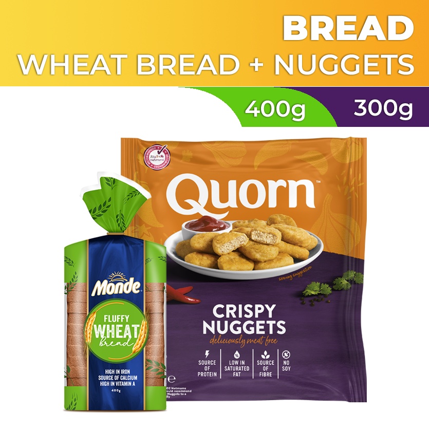 Monde Wheat Bread 400g Quorn Crispy Nuggets 300g Shopee Philippines