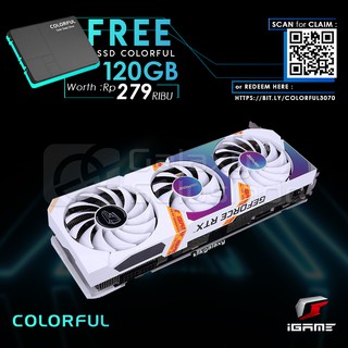 Colorful Igame Geforce Rtx 3070 Ultra 8gb W Oc Hayu V Gddr6 White Ampere Shopee Philippines